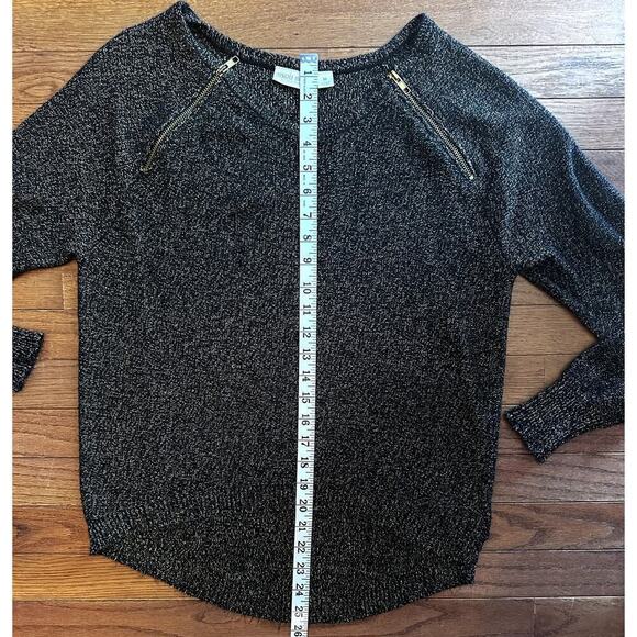 Bisou Bisou Michele Bohout Black Gold Long Sleeve Medium - Picture 6 of 9